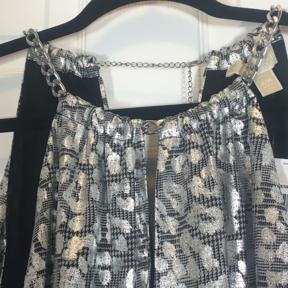 NWT Michael Michael Kors High Low Halter Dress - Picture 5 of 8